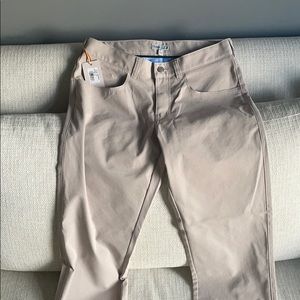 Peter Millar Crown Sport flat front khaki pants